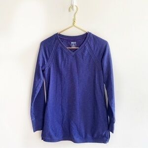 Duluth Trading Co XS Washed‎ Purple Tunic Sweatshirt Cotton
